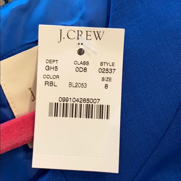 J Crew Royal Blue Work Dress - Picture 4 of 4